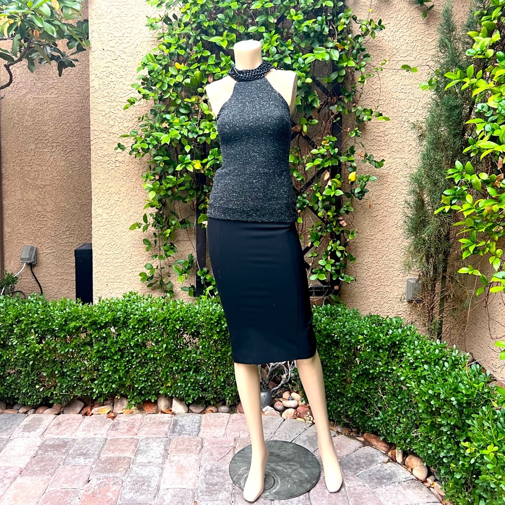 KAREN MILLEN BLACK SKIRT